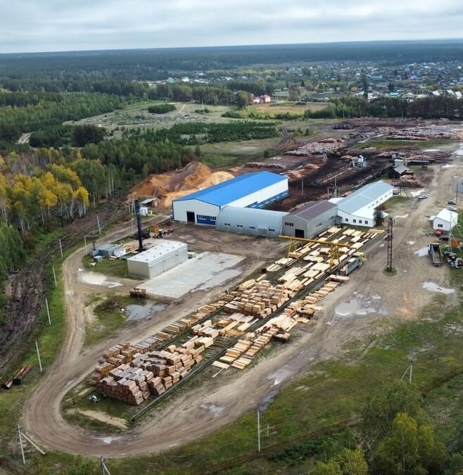 В Белозерском округе открылось новое лесоперерабатывающее производство